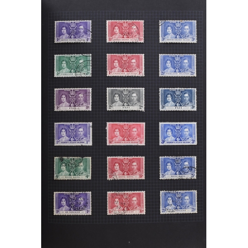 311 - Album containing selection of Great Britain Commonwealth Stamps including Victoria, Edward VII, Geor... 