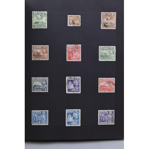 311 - Album containing selection of Great Britain Commonwealth Stamps including Victoria, Edward VII, Geor... 