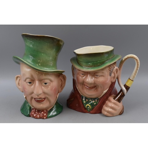 141 - Two large Beswick Character jugs (Mr Micawber and Tony Weller) 7