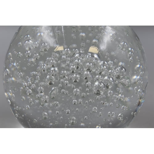 145 - Large heavy controlled Bubble Paperweight (5