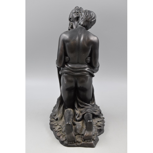 147 - Bronzed Figurine Crosa ' The Lovers' approx 11