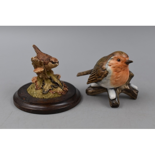 155 - Selection of 5 Bird Figures including Goebel, Beswick and Country Artists