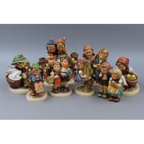 156 - Selection of 8 Goebel of West Germany Childrens Figures