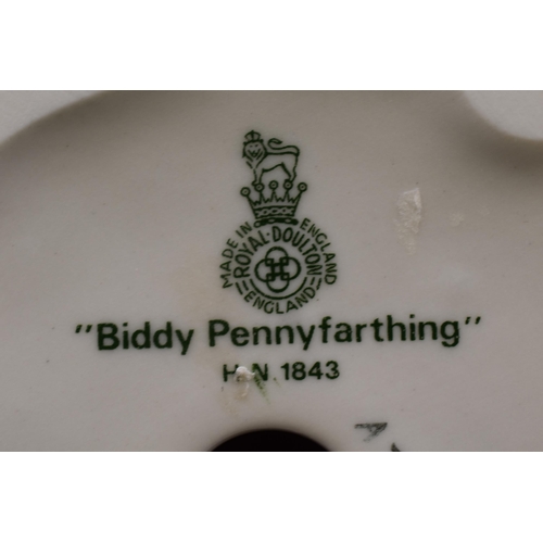 187 - Royal Doulton ' Biddy Pennyfarthing' HN 1843 approx 9