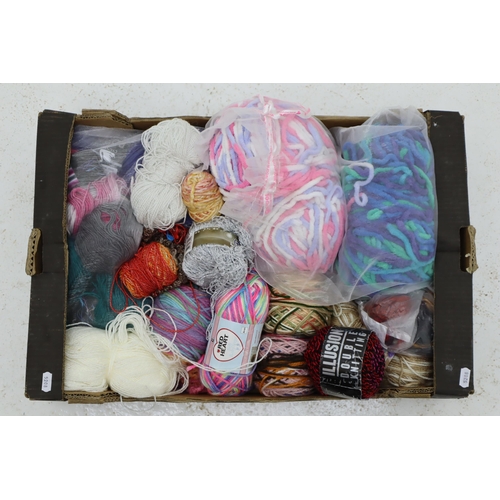 558 - Large Mixed Lot of Brand New Balls of Wool .