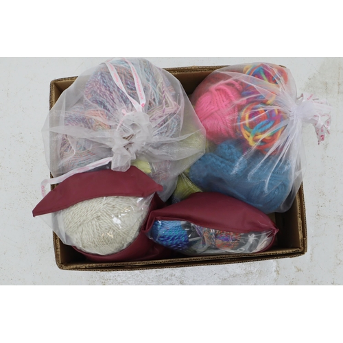 559 - Large Mixed Lot of Brand New Balls of Wool .