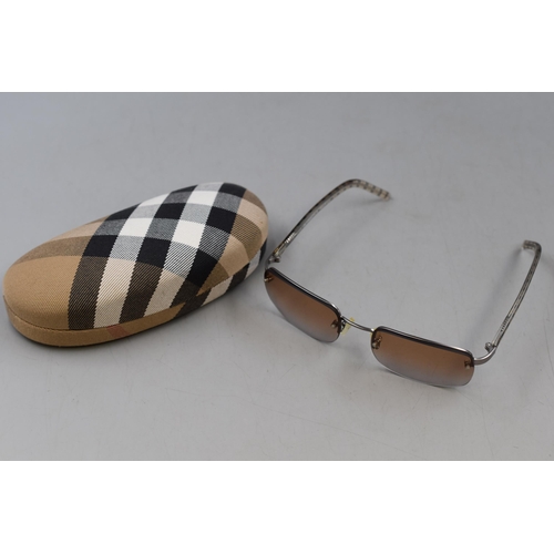 43 - Pair of Burberry Sunglasses Complete with case