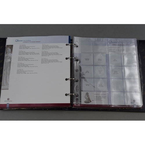 61 - A Britannia Magna Coin Album, With Certificate of Ownership. With Approx 45 Various UK Coins.