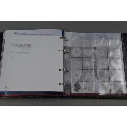 61 - A Britannia Magna Coin Album, With Certificate of Ownership. With Approx 45 Various UK Coins.