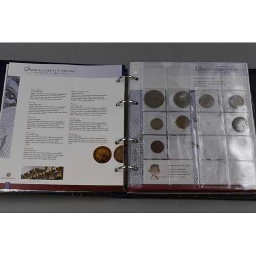 61 - A Britannia Magna Coin Album, With Certificate of Ownership. With Approx 45 Various UK Coins.