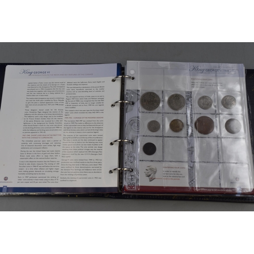 61 - A Britannia Magna Coin Album, With Certificate of Ownership. With Approx 45 Various UK Coins.