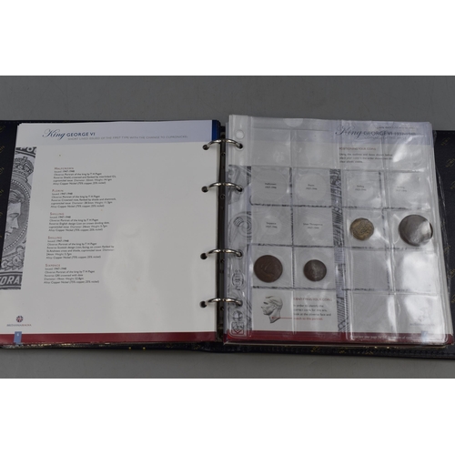 61 - A Britannia Magna Coin Album, With Certificate of Ownership. With Approx 45 Various UK Coins.