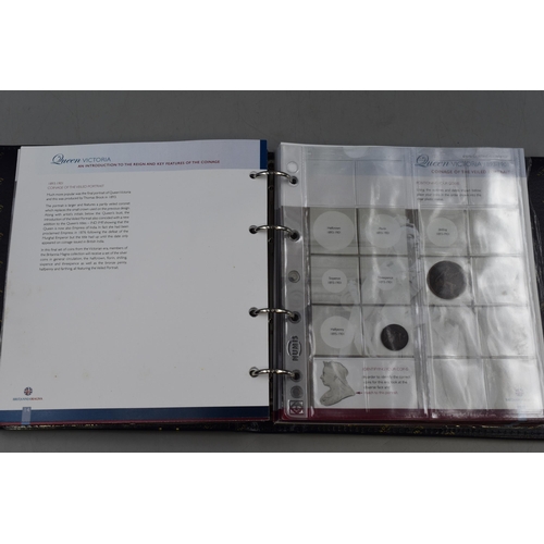 61 - A Britannia Magna Coin Album, With Certificate of Ownership. With Approx 45 Various UK Coins.