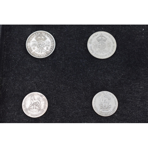 62 - Selection of Silver Two Shilling and One Shilling Coins (Dating from 1906 to 1945) 16 Coins