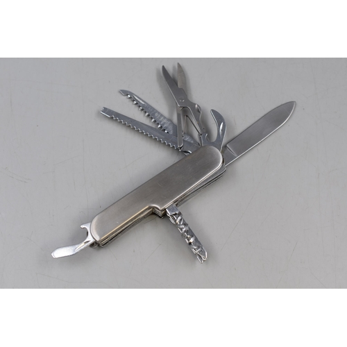 82 - Stainless Steel Multi-Functional Pocket Knife