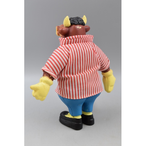 97 - An Original 1980's Bullseye Bendy Bully Retro Toy, In Working Condition.