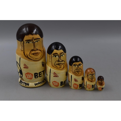 125 - Unusual Bolton Wanderers Russian Doll Set