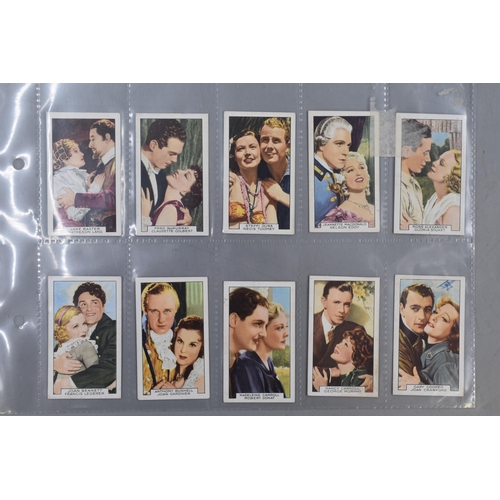 131 - A Full Set of 48 Gallaghers Film Partners Cigarette Cards