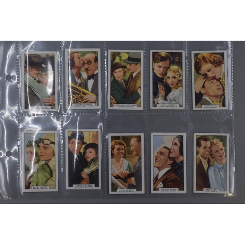 131 - A Full Set of 48 Gallaghers Film Partners Cigarette Cards