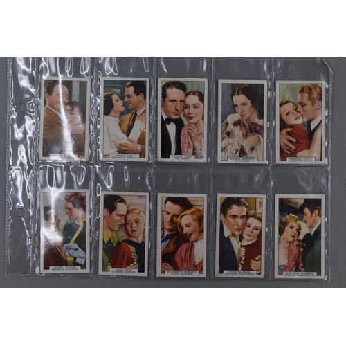 131 - A Full Set of 48 Gallaghers Film Partners Cigarette Cards