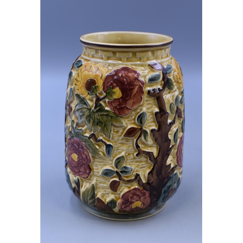 136 - A Pair of Ceramic Vases, Includes Oldcourt Ware and H.J Wood Indian Tree.