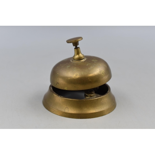 180 - Vintage Brass Counter Bell