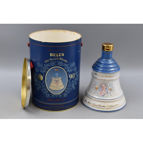 198 - Bell's Old Scotch Whisky Genuine Wade Porcelain Decanter ( Empty) to Commemorate the 90th Birthday o... 