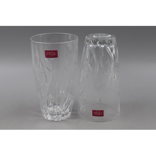 199 - A Boxed Set of Six Cristal d'Arques 'Cassandra' Highball Crystal Glasses