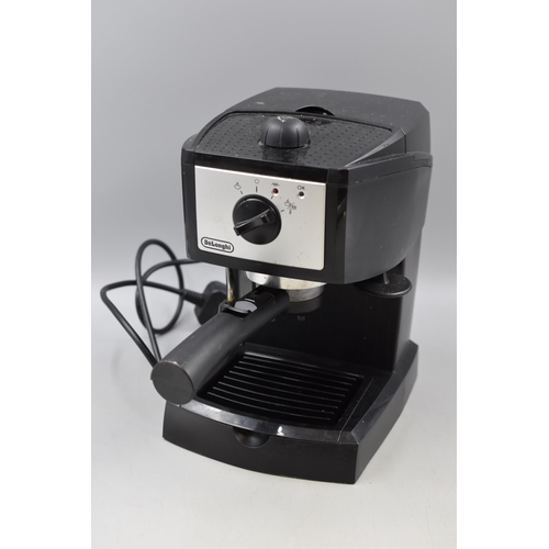 394 - A DeLonghi EC152.CD Coffee Machine, Powers on When Tested.