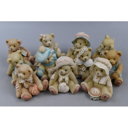 396 - Mixed Selection of Cherished Teddy Bears. Includes, Mark, Seth, Oscar, Jack, June, Phoebe, Alan, Jul... 