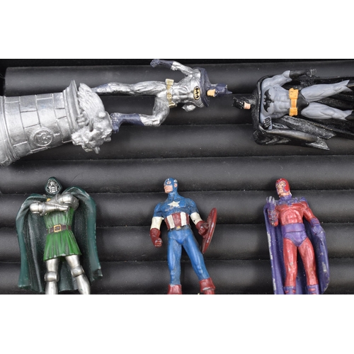 398 - Mixed Selection to include Four Marvel Figures (Captain America, Magneto, Dr Doom and Blade), Two DC... 