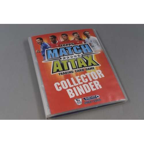 408 - Match Attack Collector Binder and Cards, Incomplete