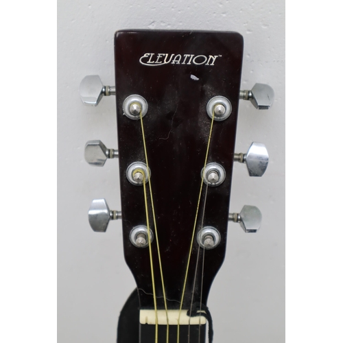 418 - Elevation Six String Acoustic Guitar with Shoulder Strap