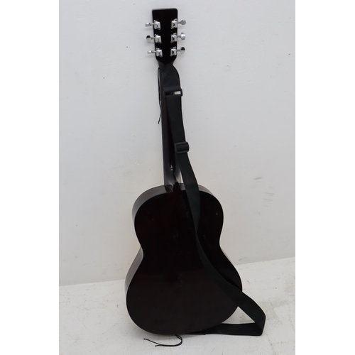 418 - Elevation Six String Acoustic Guitar with Shoulder Strap