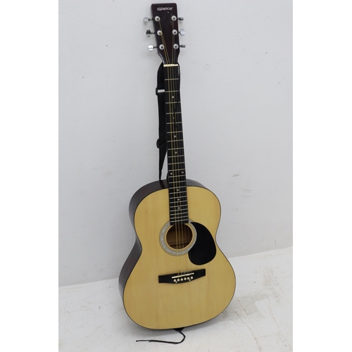 418 - Elevation Six String Acoustic Guitar with Shoulder Strap