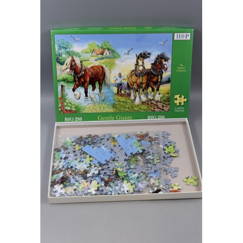 438 - Mixed Selection of Jigsaw Puzzles Including the Twilight New Moon, The Secret Garden, The Old Sweet ... 