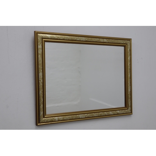 259 - Mixed Lot to include a Framed and glazed print by W Hannats and Two Framed Mirrors largest approx 21... 