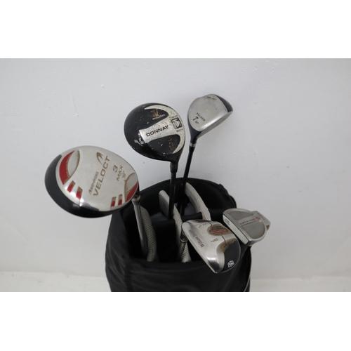 265 - A Callaway Warbird Golf Bag, With A Selection of Five Golf Clubs.