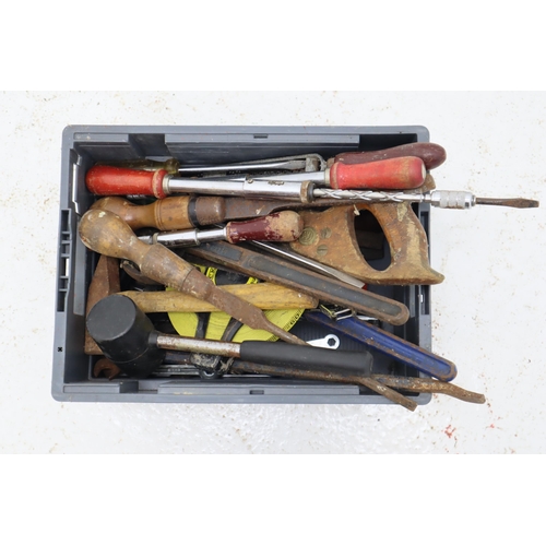 459 - Large Selection of Hand tools including Yankee Screwdriver, Mallet, Wood Handled Screwdrivers and Mo... 