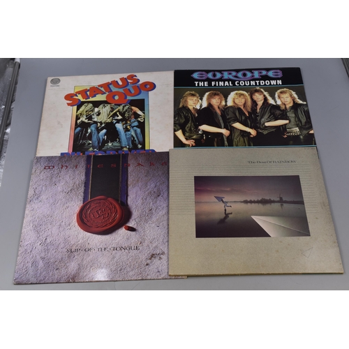 326 - Collection of Various pre-Owned 'Rock' Vinyl LP's to Include, Deep Purple, Rainbow, Bad Company, Whi... 