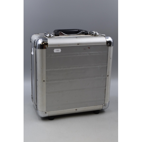 332 - Aluminium Flight Case Containing a selection of CD's