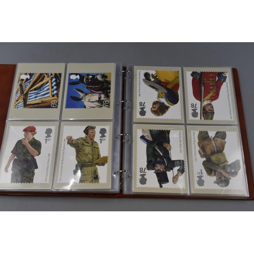 342 - Royal Mail Postcards Contained within Album including The Beatles, Scout Century, Military and More