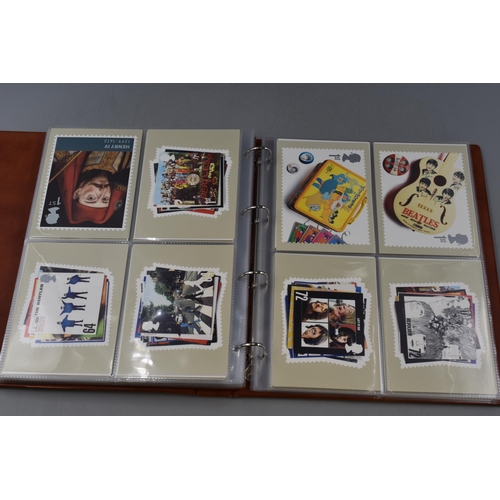 342 - Royal Mail Postcards Contained within Album including The Beatles, Scout Century, Military and More