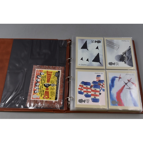 342 - Royal Mail Postcards Contained within Album including The Beatles, Scout Century, Military and More