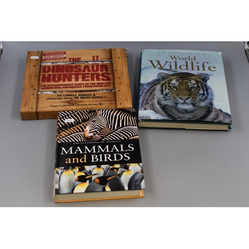 348 - Mixed Selection Books Including Encyclopedia Of Animals Mammals and Birds, World Wildlife And The Di... 