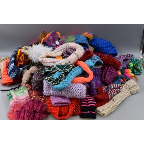 575 - Mixed Lot of Hand Knitted Head Bands and others