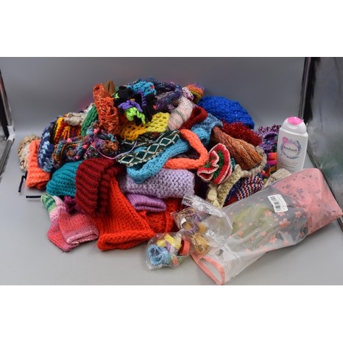 575 - Mixed Lot of Hand Knitted Head Bands and others