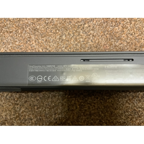 323A - Bosch Soundbar 500 Model number 424096 complete with box, power lead, and HDMI Cable but no Remote (... 