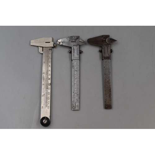 87 - A Selection of Vintage Engineers Callipers. Inlcudes Moore & Wright, L.S Starett and More.