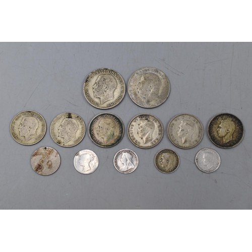 134 - Selection of Mixed GB Silver Coinage (14.4 grams)